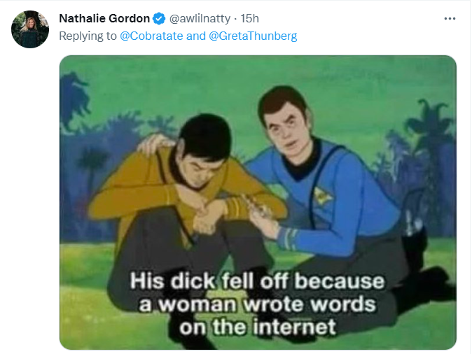 Hilarious Tweets Erupt As Andrew Tate Responds To Greta Thunberg 5 His d fell off