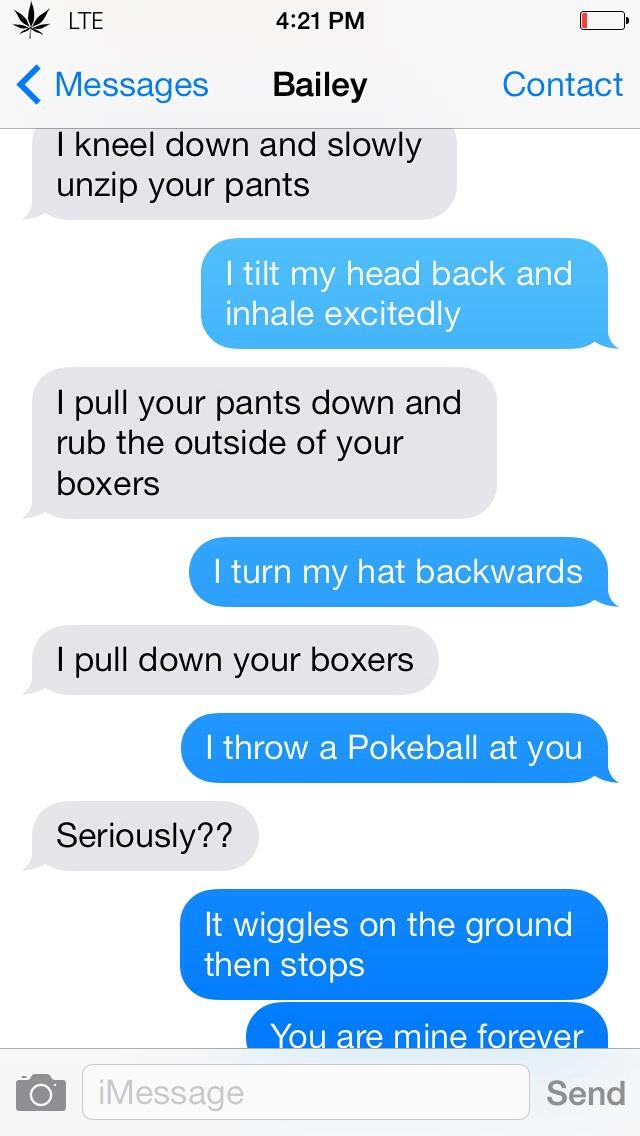 20 Most Hilarious Sexting Fails You Need To Know 5 I kneel down and unzip your pants