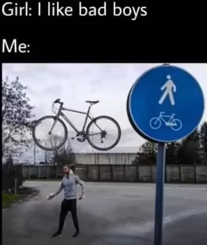 Meanwhile Boys… 1 I like bad boys meme