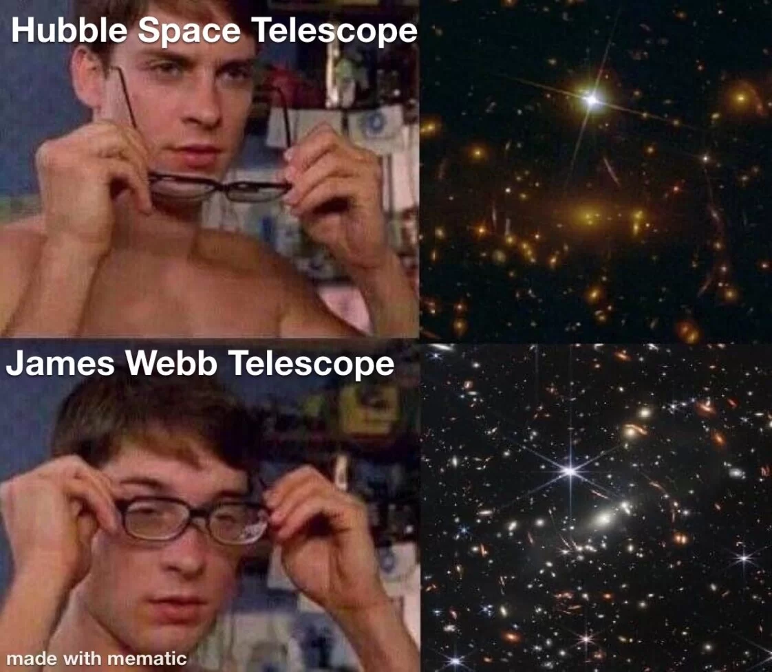Top Highlights Of 2022 Memes - To Make You Laugh One Last Time 16 hubble vs james webb