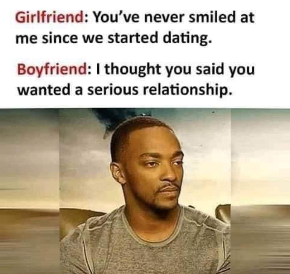 serious relationship goals memes - Chameleon Memes