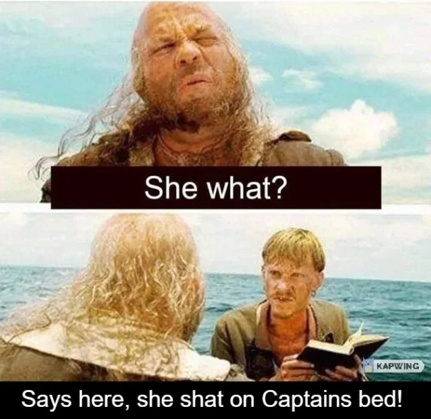 Top Highlights Of 2022 Memes - To Make You Laugh One Last Time 22 She shat on captains bed