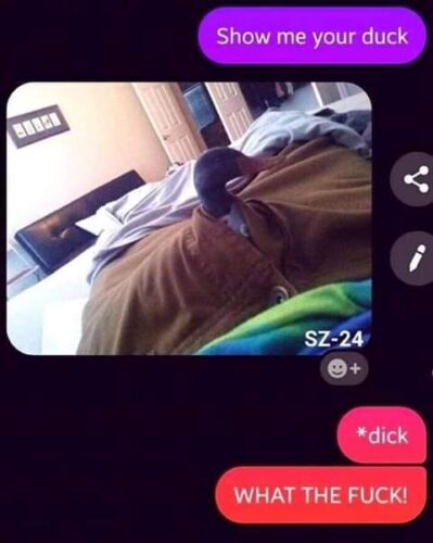 20 Most Hilarious Sexting Fails You Need To Know 10 Show me the duck