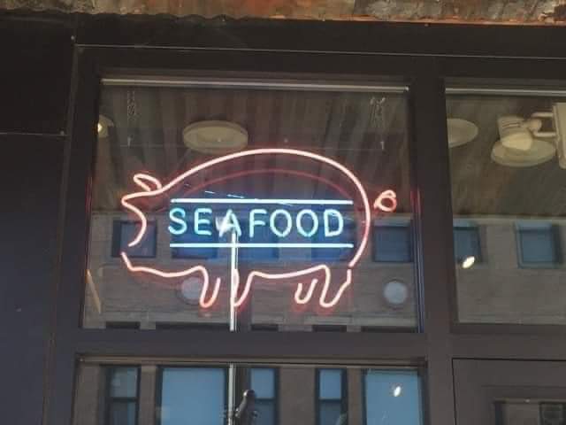 Somepigs Not Right Here… 1 sea food meme