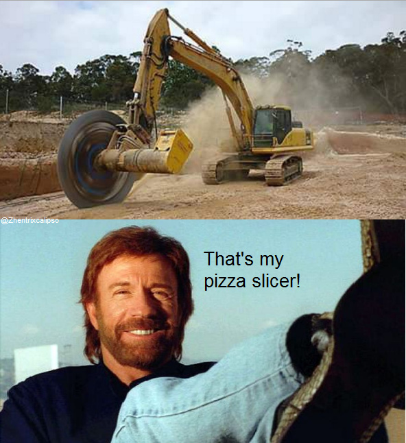 35 Chuck Norris Memes That Will Make You Say "What The Chuck!" 15 Thats my pizza slicer