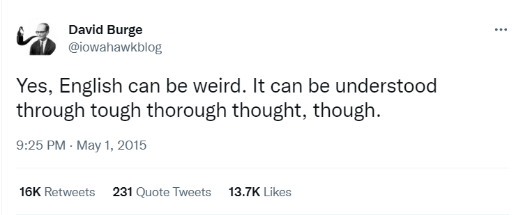 30 Hilarious Memes That Prove English Is The Funniest Language 18 Yes english can be weird