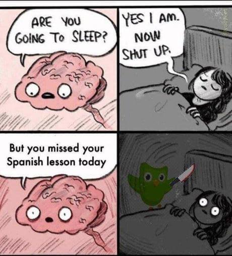 are you going to sleep