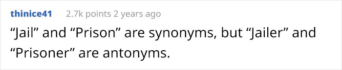 30 Hilarious Memes That Prove English Is The Funniest Language 8 jail and prison are synonyms