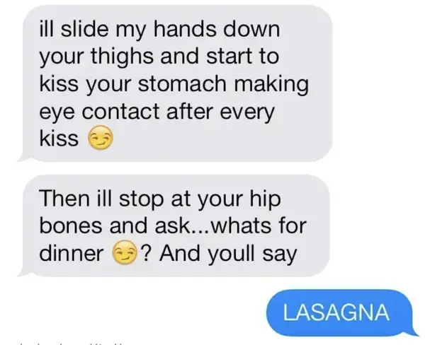 20 Most Hilarious Sexting Fails You Need To Know 23 whats for dinner