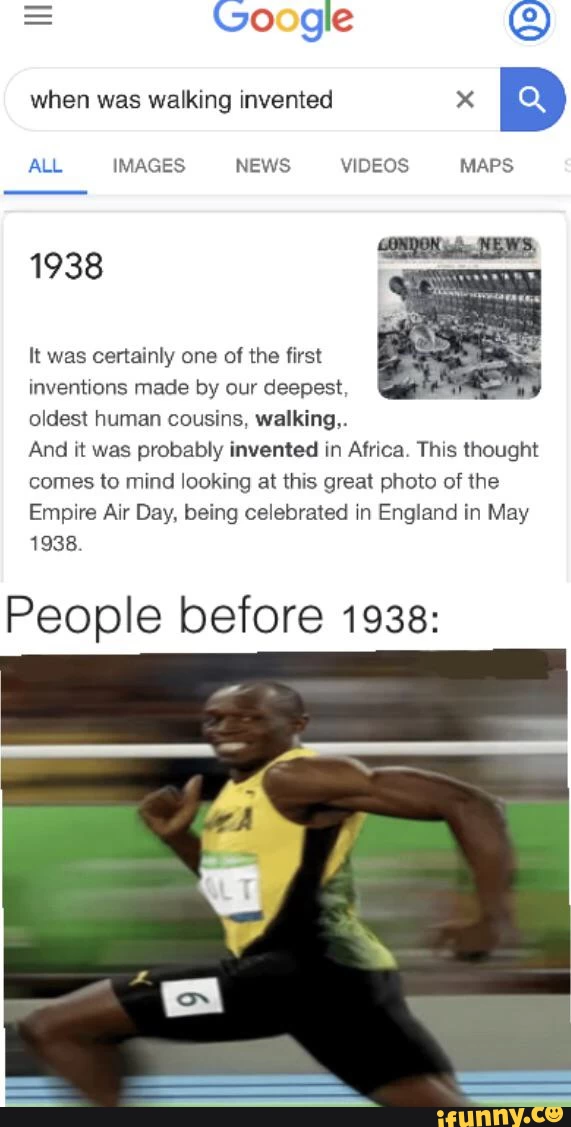 30 Dank Memes About What Folks Did Before Things Were Invented 19 when was walking invented - What Folks Did Before Things Were Invented