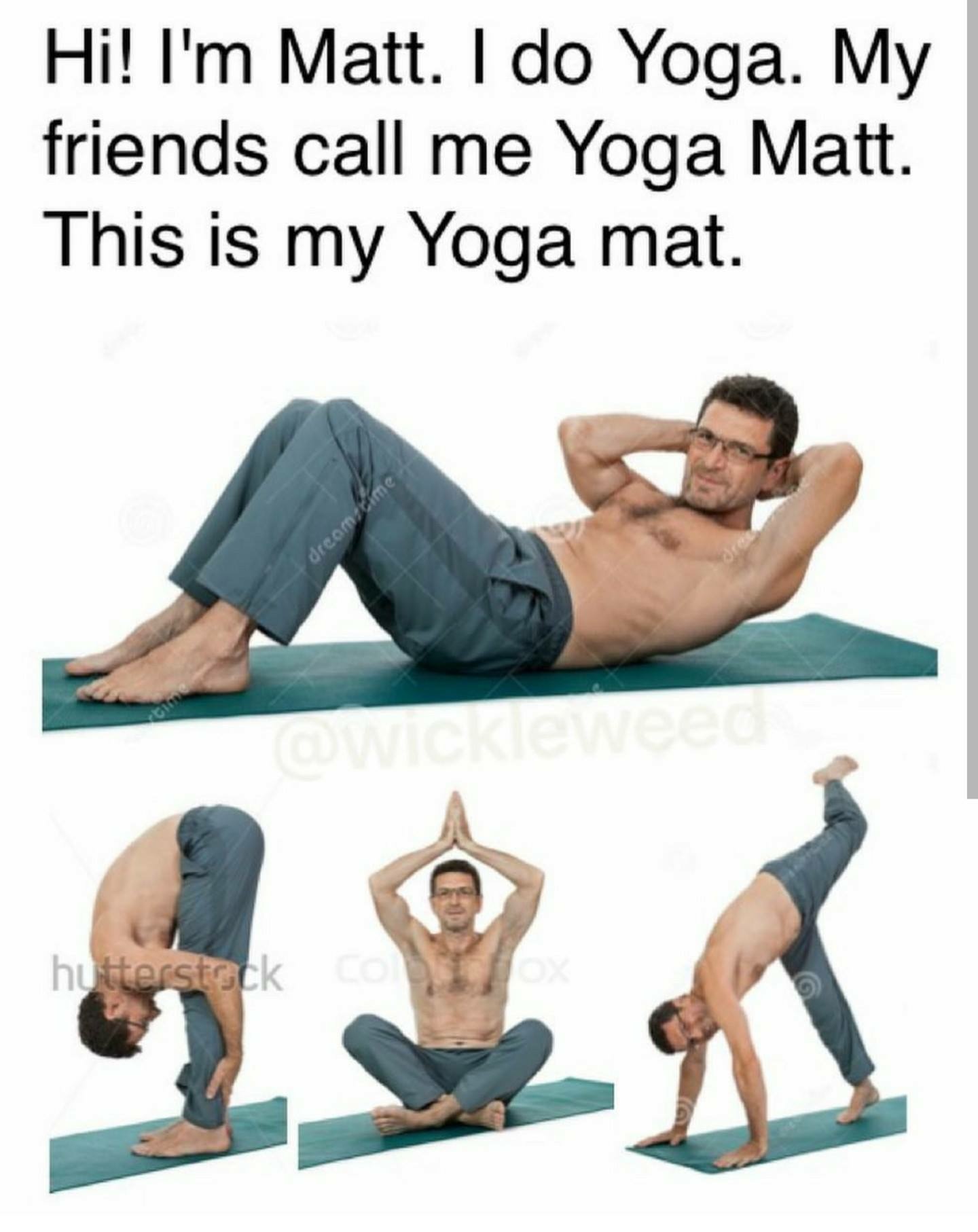 What The Pun! Step into the World of Punny Memes 19 yoga matt