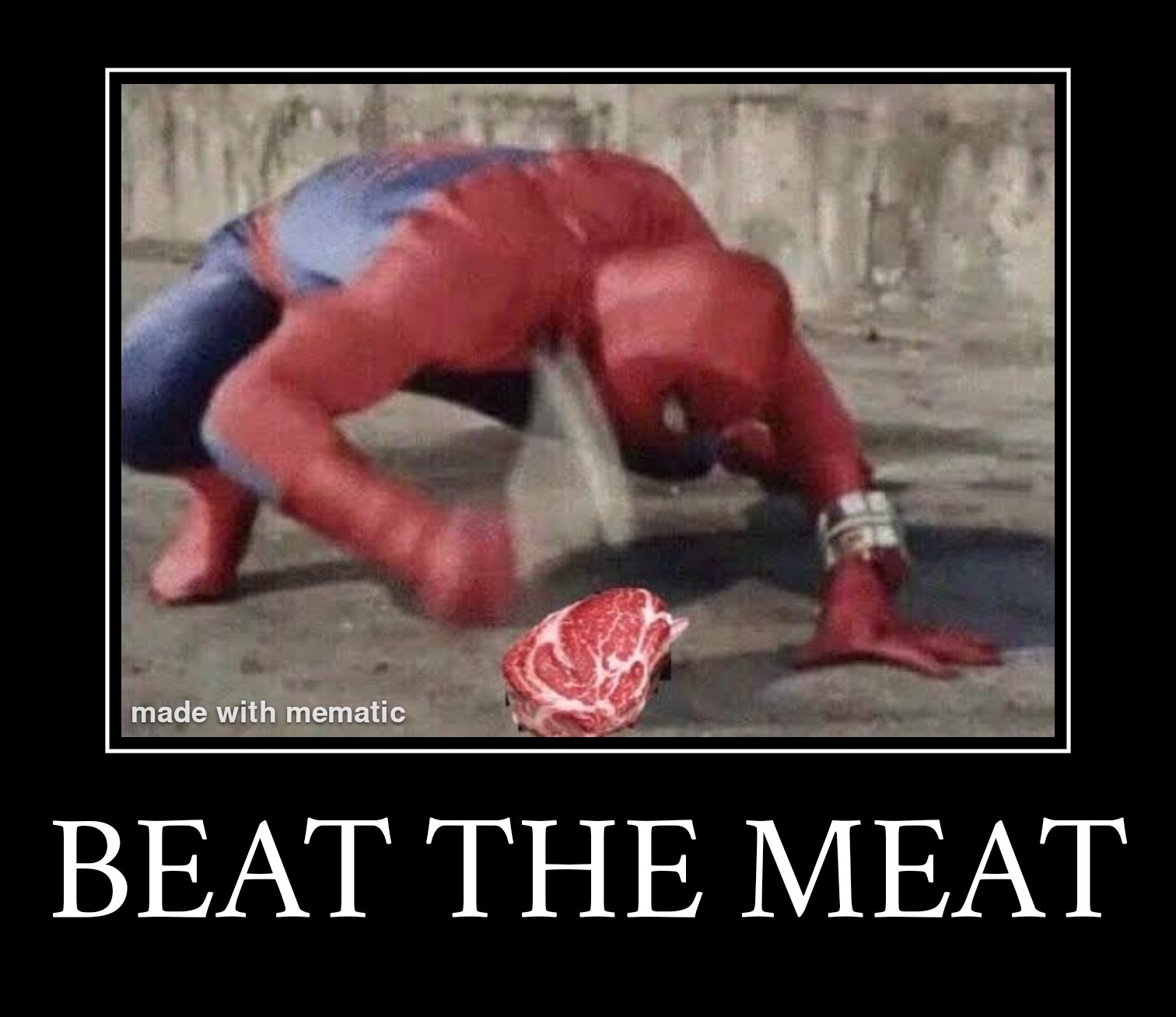 Beat the meat