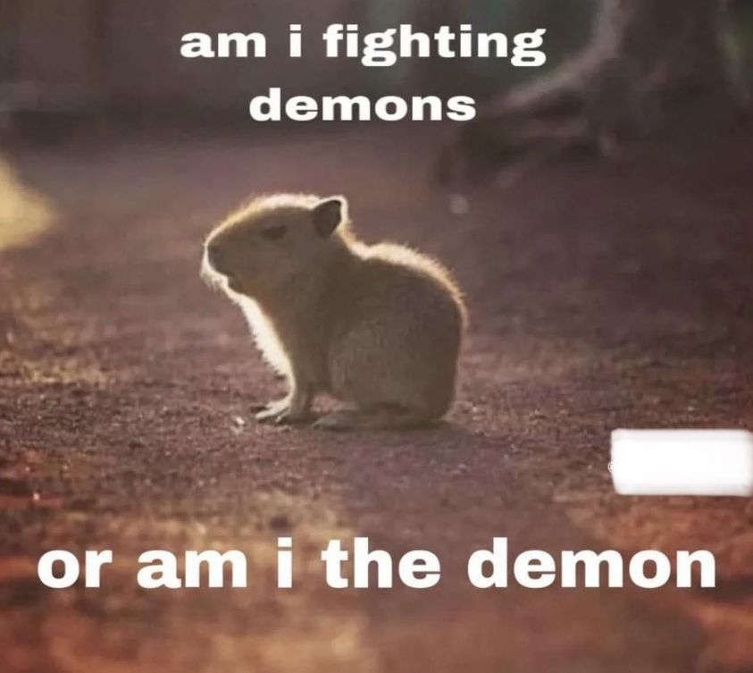 Demons meme
