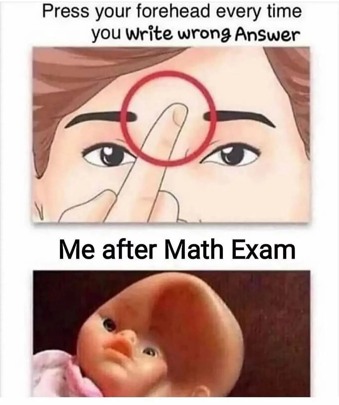 Maths exam memes