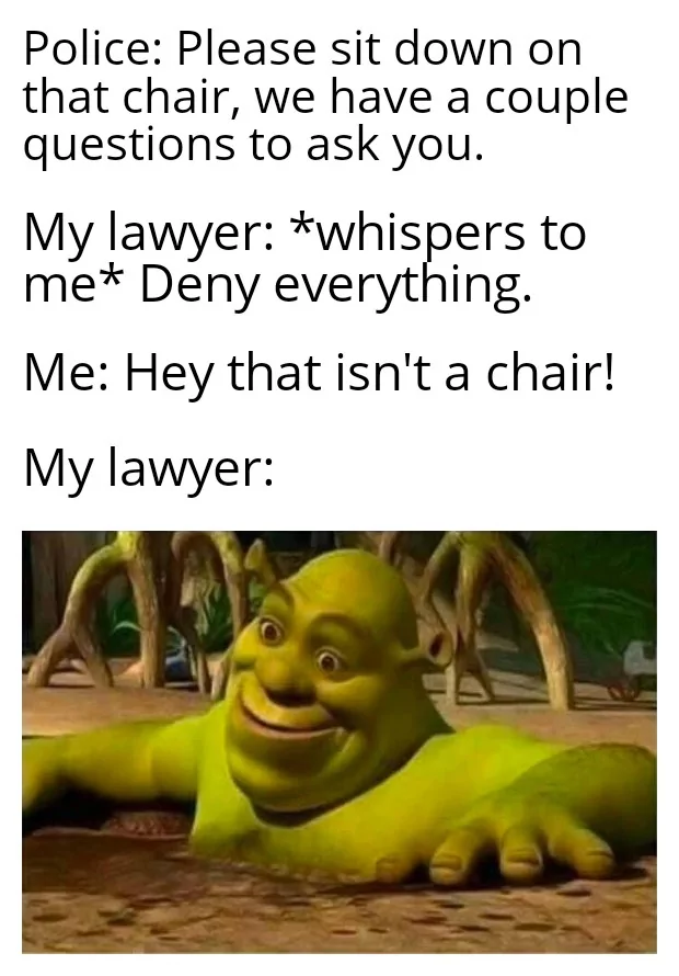 30 Lawyer Memes That Are Guilty Of Being Funny 16 Please sit down on that chair