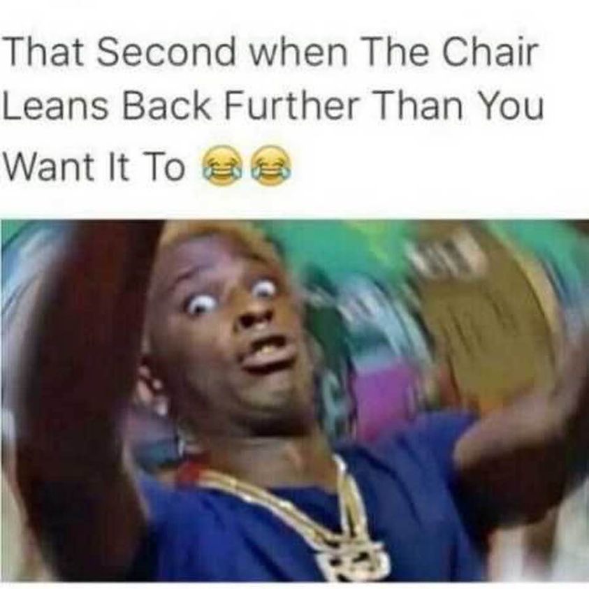 Skipping A Seat 1 Falling off chair meme