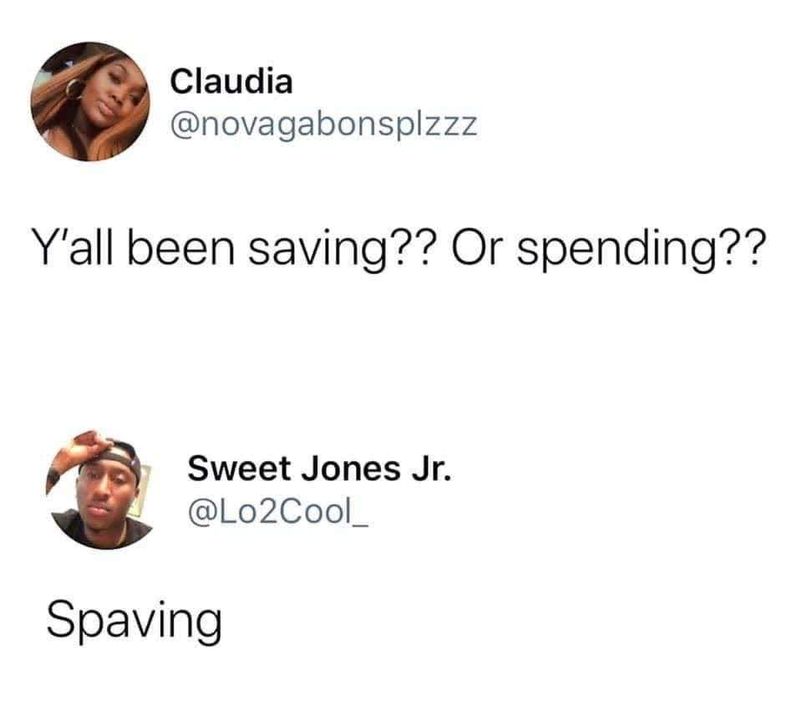 Spending or Saving - Funny