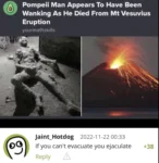 Volcanic eruption memes