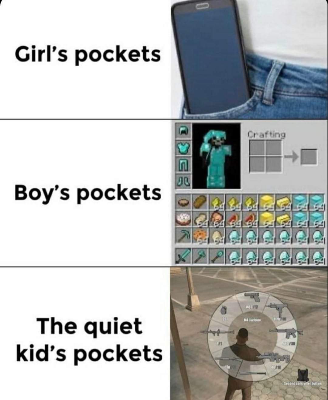 25 Dumb Memes That Will Make You Laugh Anyway 17 The quiet kids pocket