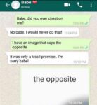 Cheat on me meme