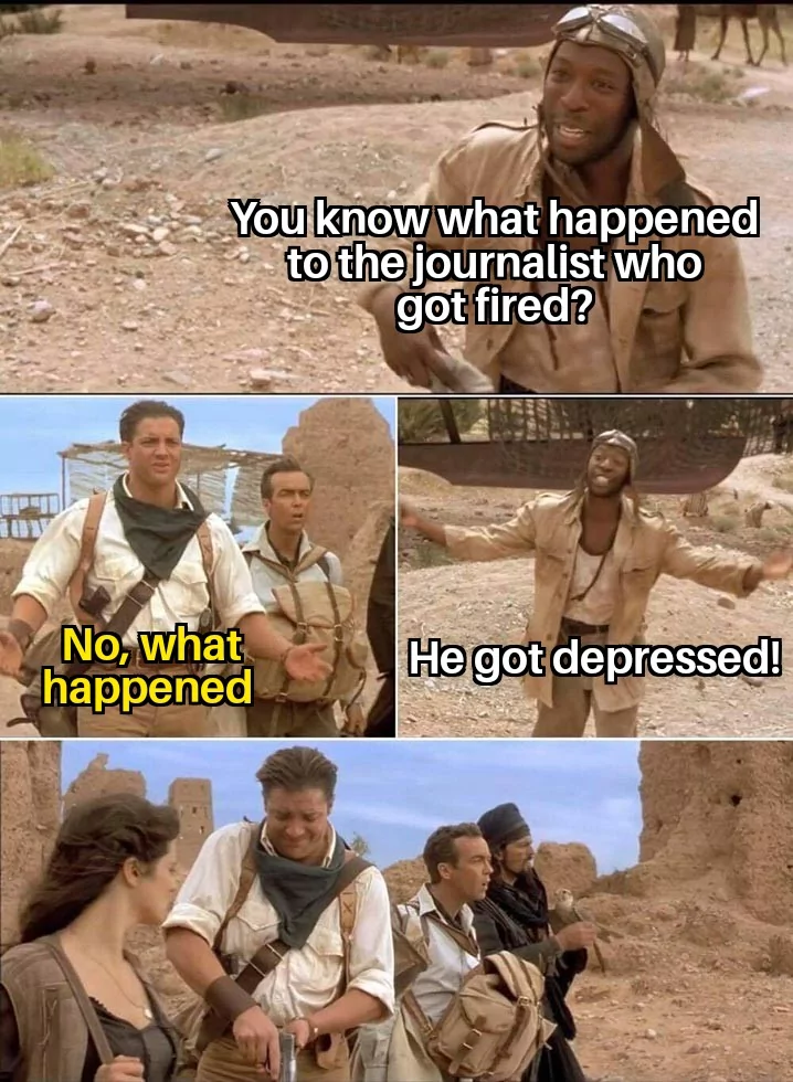 10 Brendan Fraser Memes On The Occasion Of His First Oscar Victory 10 You know what happened to the journalist