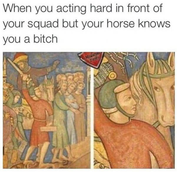30 Art Memes That Combines Art & Humor In The Best Way Possible 1 Acting hard - art memes