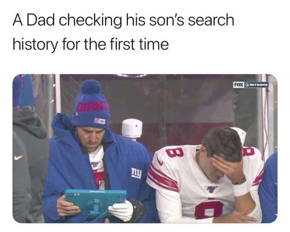 Checking search history - aimless memes
