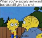 Social awkward meme
