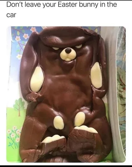 24 Egg-cellent Easter Memes That Will Crack You Up 3 Dont leave your easter bunny in car