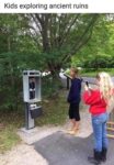 Kids Exploring Ancient Ruins meme