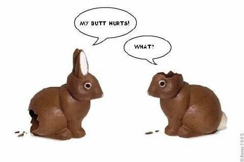 24 Egg-cellent Easter Memes That Will Crack You Up 9 My butt hurts - easter memes