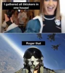 Tiktokers in one room meme