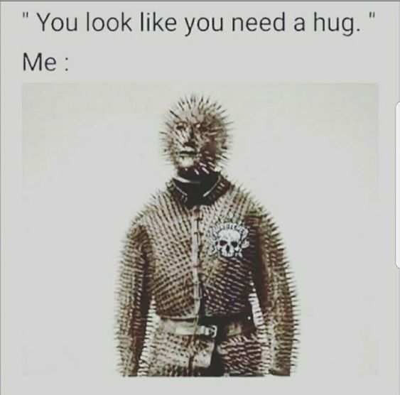 Touch me not meme