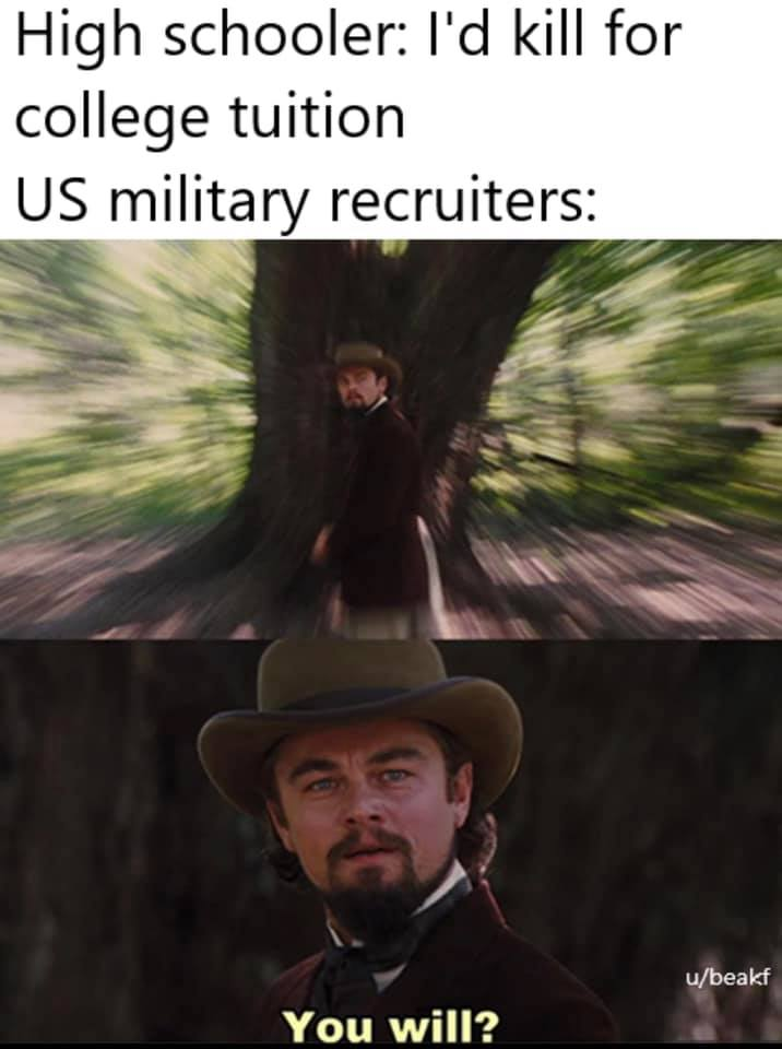 25 Aimless Memes To Scroll Through When Your Bosses Are Not Looking 12 US military recruters - aimless memes