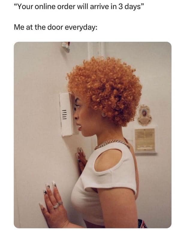 Waiting For The Online Order Be Like… 1 online order meme