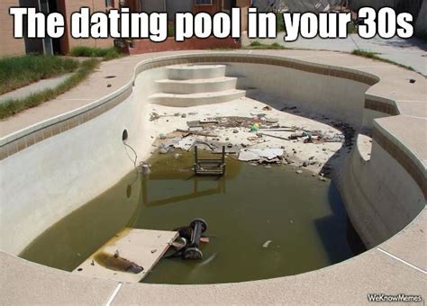 20 Memes That Describe The Horrors Of Dating In Your 30s 6 dating pool in your 30s