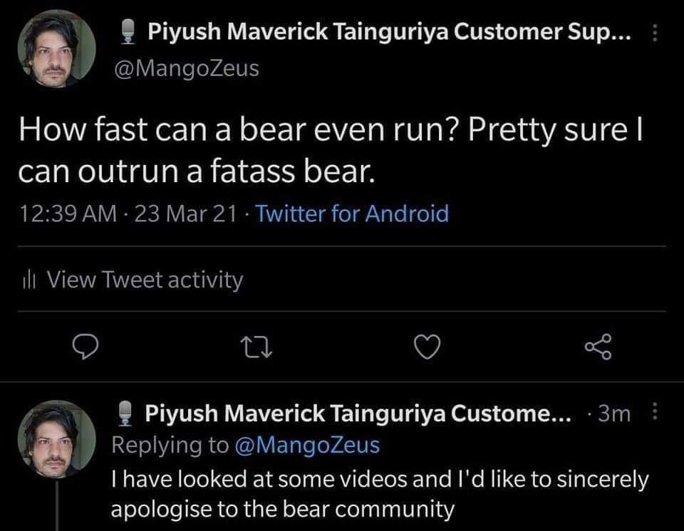 25 Sunday Memes That Will Instantly Brighten Your Day 7 how fast can a bear run - Sunday memes