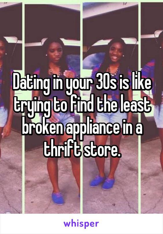 20 Memes That Describe The Horrors Of Dating In Your 30s 17 trying to find least broken items - dating in your 30s