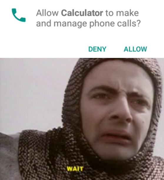 25 Mr Bean Memes That Will Never Fail To Make You Laugh 2 Allow calculator to manage phone calls
