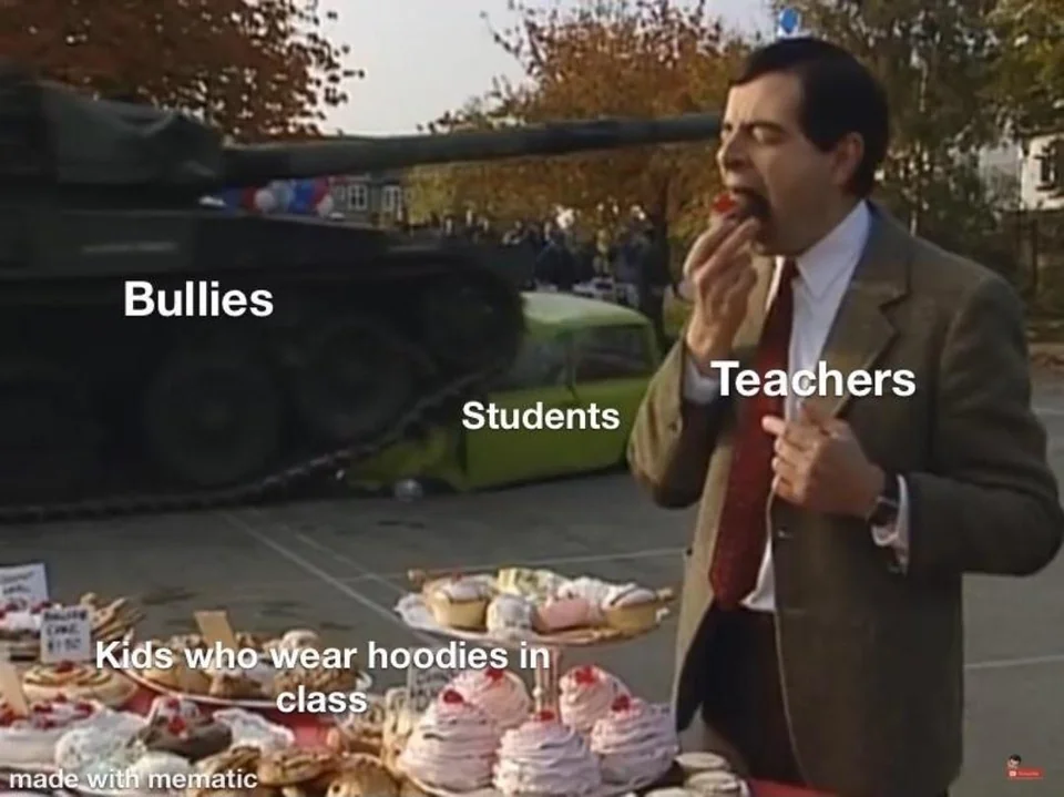25 Mr Bean Memes That Will Never Fail To Make You Laugh 4 Bullies vs Students vs Teachers