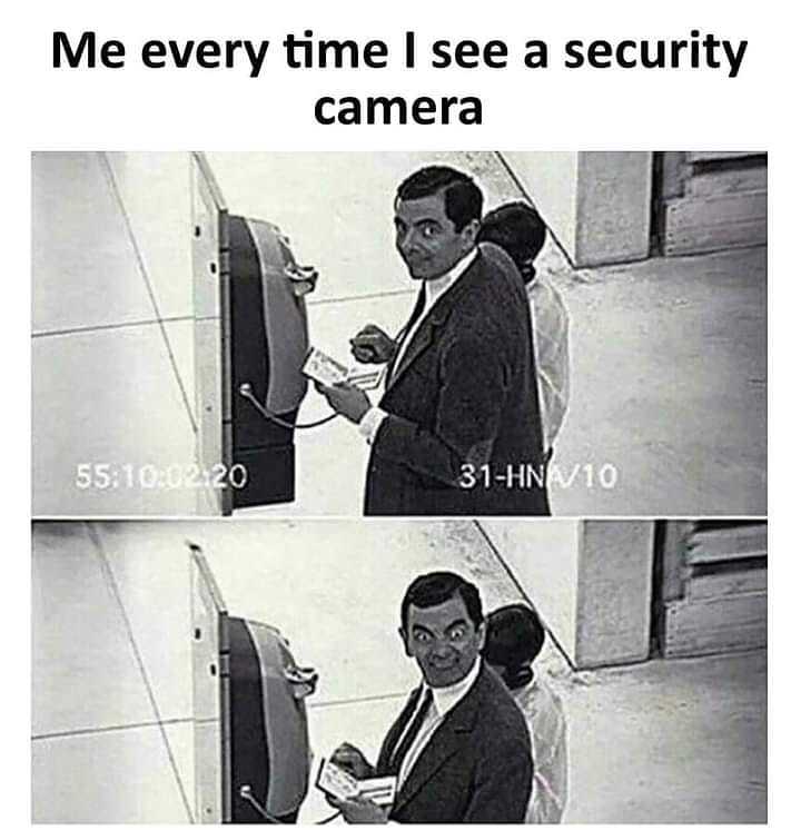25 Mr Bean Memes That Will Never Fail To Make You Laugh 6 Everytime I see security