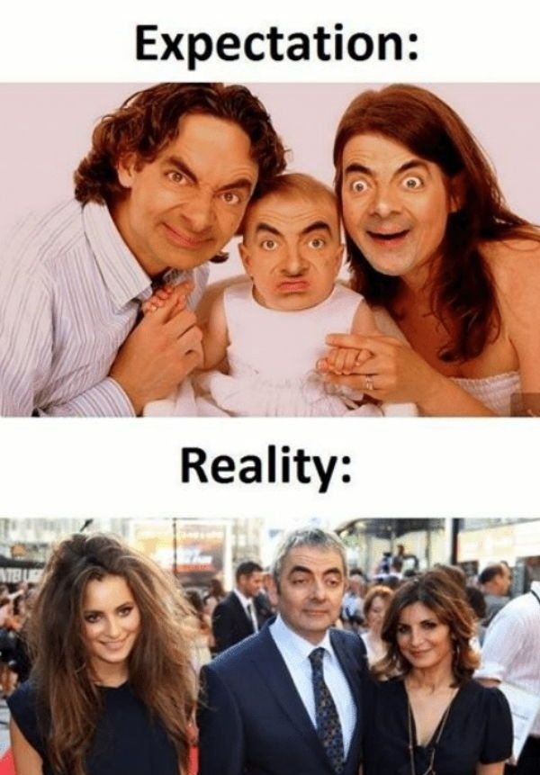 25 Mr Bean Memes That Will Never Fail To Make You Laugh 7 Expectation vs reality - Mr Bean Memes