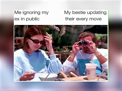 Ignoring ex in public - Memes -FG