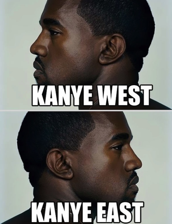 Kanye West and Kanye East