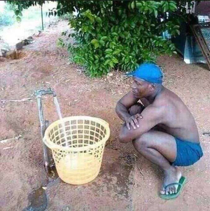 Legend Has It That He Is Still Waiting 1 filling bucket meme