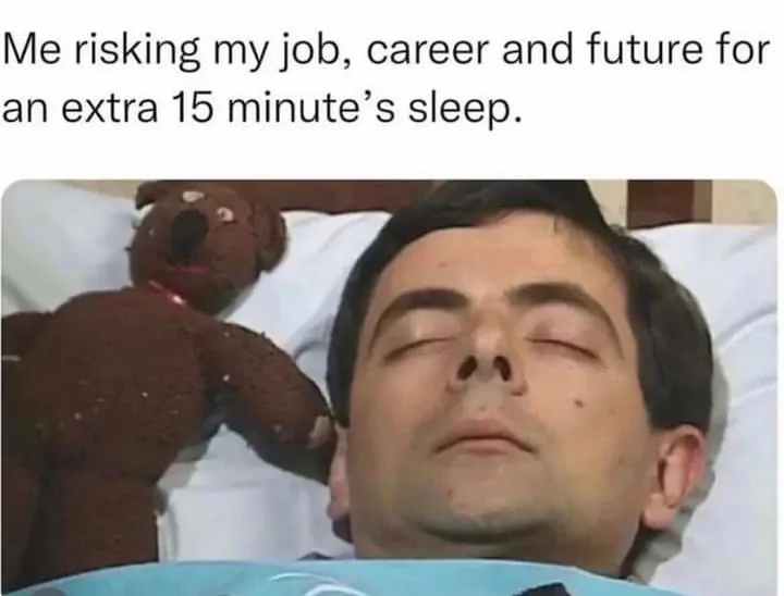 25 Mr Bean Memes That Will Never Fail To Make You Laugh 13 Me risking my job - Mr Bean Memes