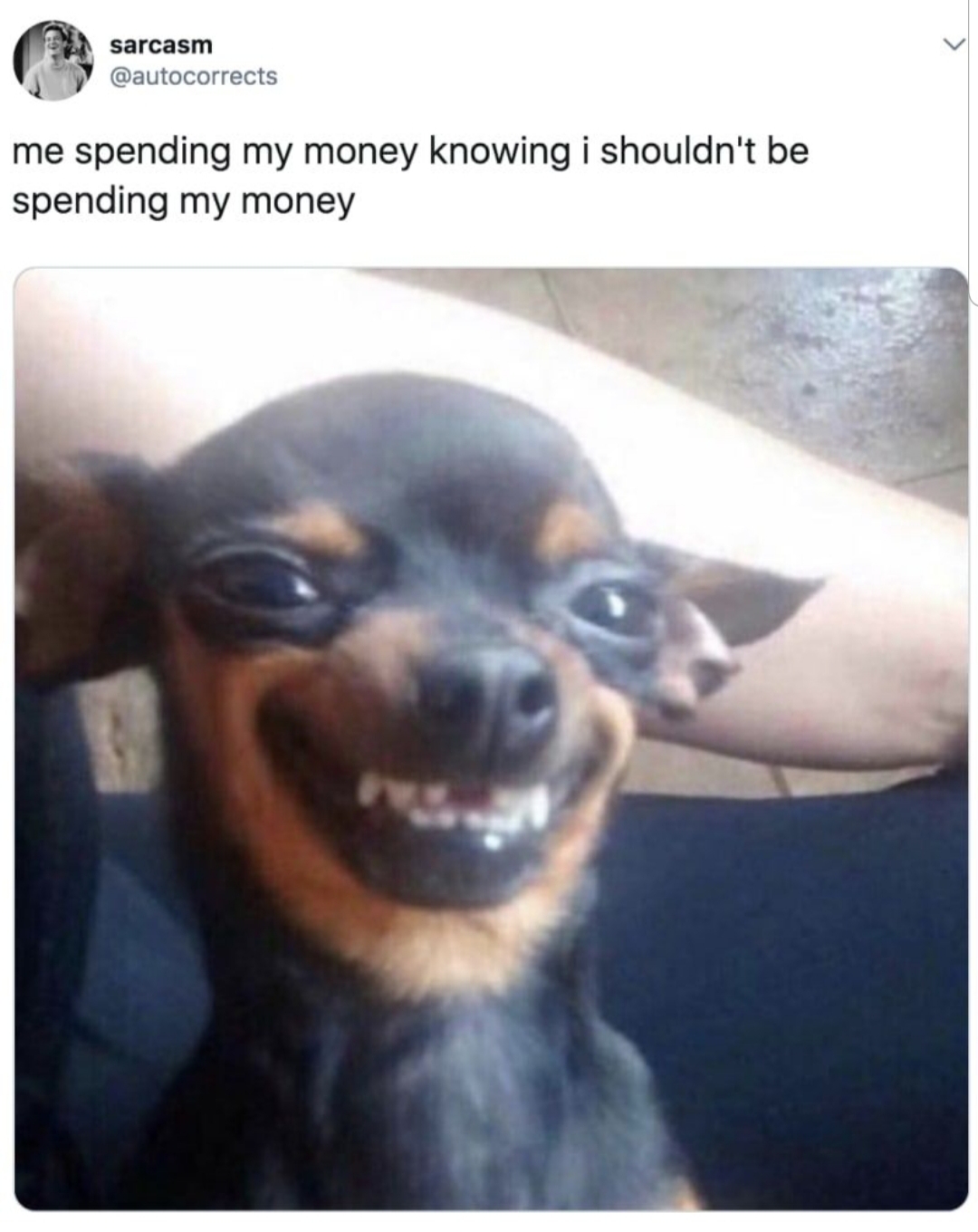 Me spending my money