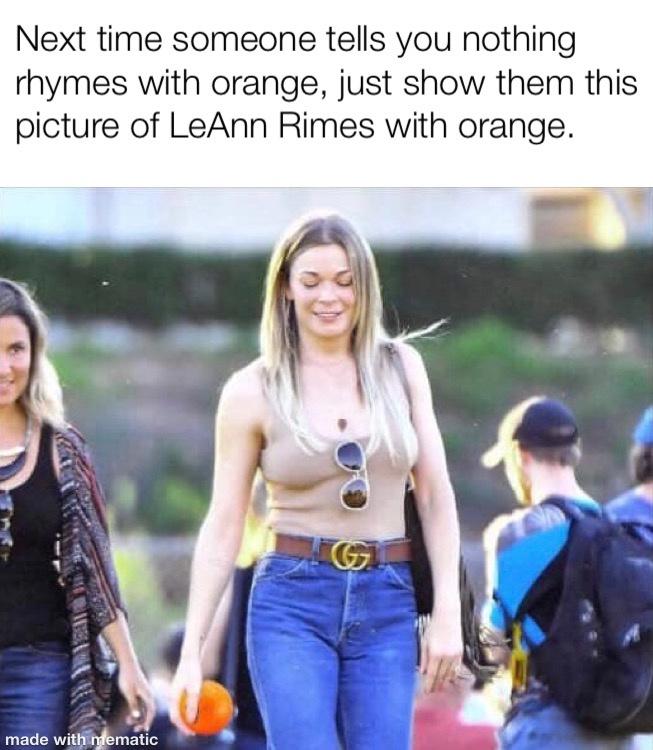 35 Memes That Will Make You Show All Your Teeth 16 Nothing rhymes with orange