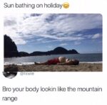 sun bathing meme