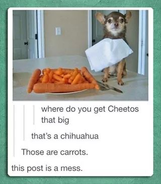 This post is a mess